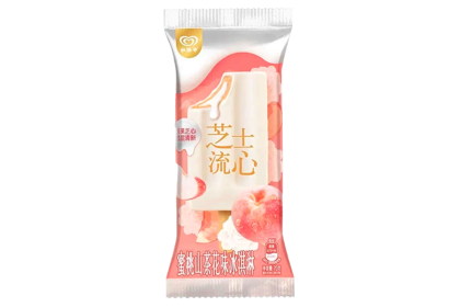 Ice Cream - Wall's Cheese Lava Peach Camellia 和路雪芝士流心冰淇淋蜜桃山茶花味 70gm（VIP会员价：RM5.20）